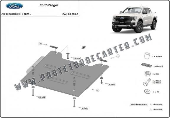 Protetor  para caixa de transferência Ford Ranger