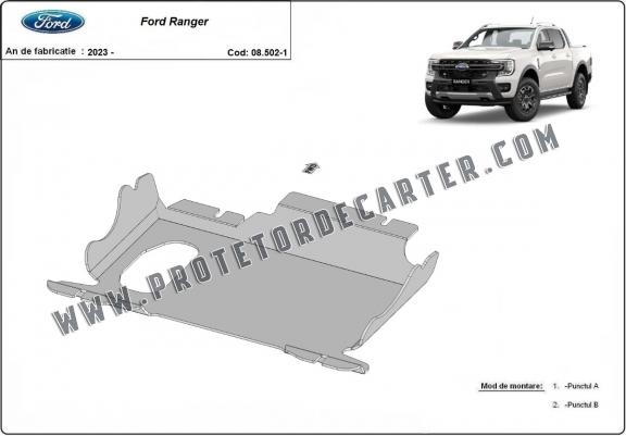 Protetor de Carter de aço Ford Ranger