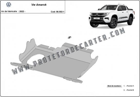 Protetor de Carter de aço Volkswagen Amarok