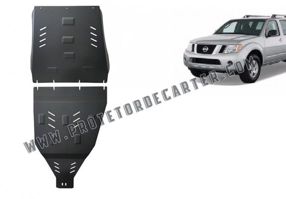 Protetor de aço para caixa de velocidades e diferencial Nissan Pathfinder