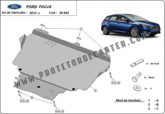 Protetor de Carter de aço Ford Focus 3