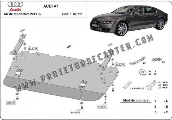Protetor de Carter de aço Audi A7