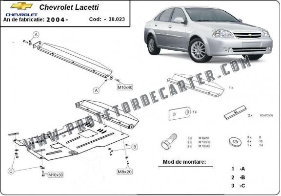 Protetor de Carter de aço Chevrolet Lacetti / Nubira