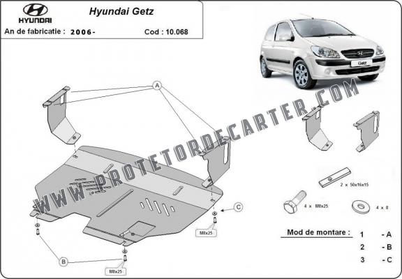 Protetor de Carter de aço Hyundai Getz