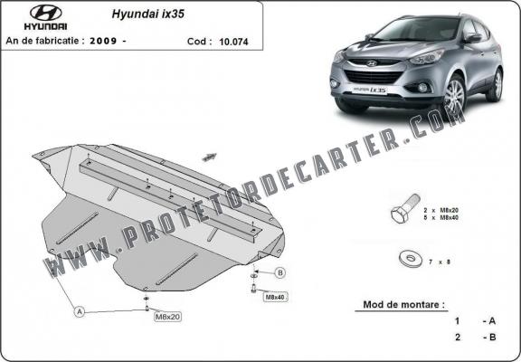 Protetor de Carter de aço Hyundai IX35