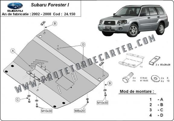 Protetor de Carter de aço Subaru Forester 2