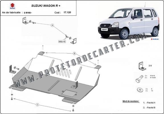 Protetor de Carter de aço Suzuki Wagon R+