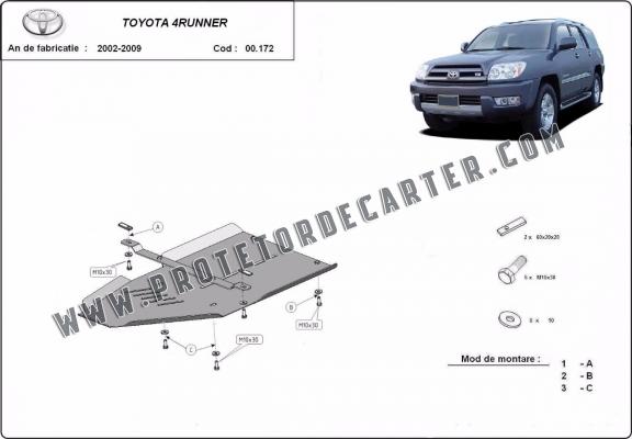  Protetor de caixa de velocidades de aço  Toyota 4Runner