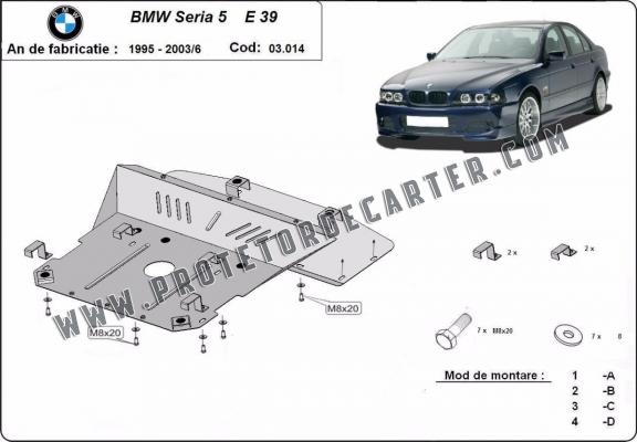 Protetor de Carter de aço BMW Seria5 E39