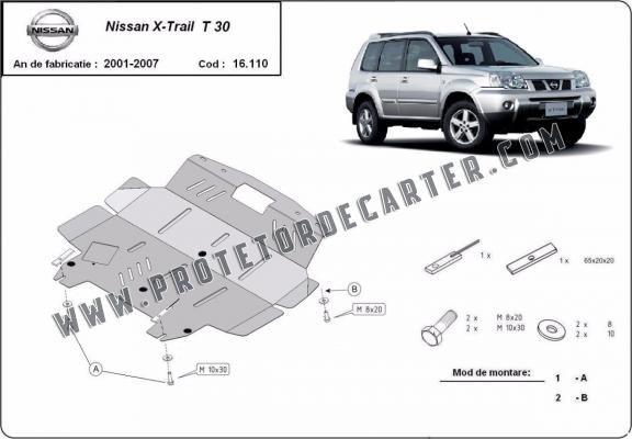 Protetor de Carter de aço Nissan X-Trail T30