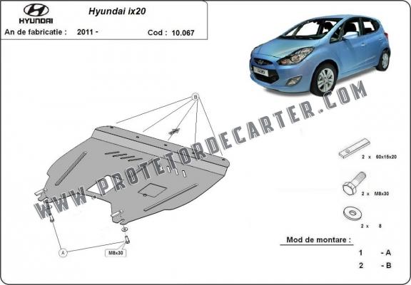 Protetor de Carter de aço Hyundai ix20