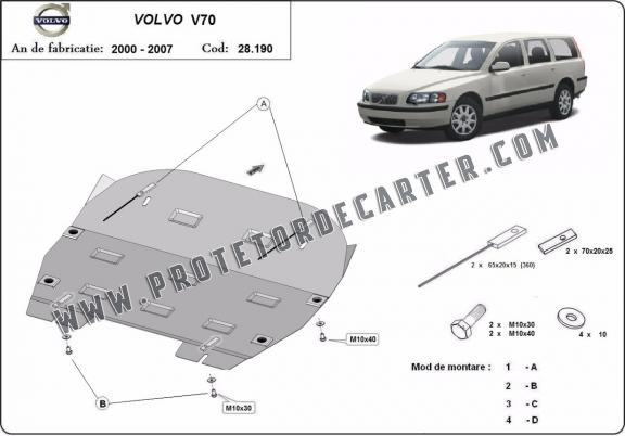 Protetor de Carter de aço Volvo V70