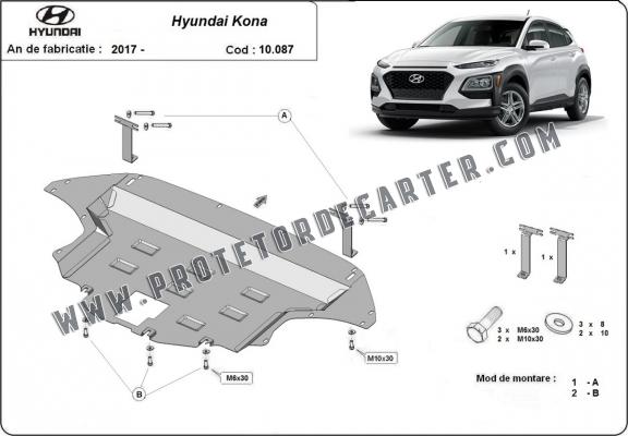 Protetor de Carter de aço Hyundai Kona
