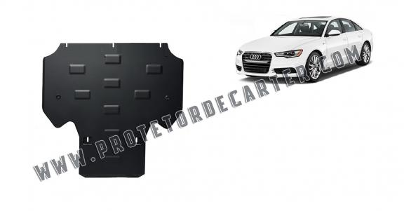  Protetor de caixa de velocidades de aço  Audi A6