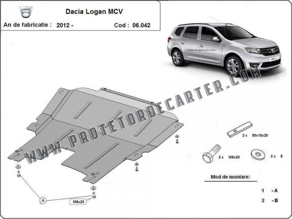 Protetor de Carter de aço Dacia Logan MCV