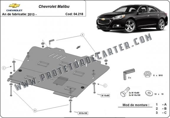 Protetor de Carter de aço Chevrolet Malibu