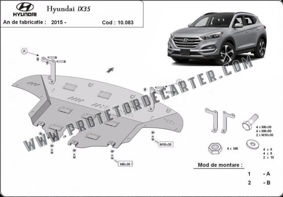 Protetor de Carter de aço Hyundai IX35