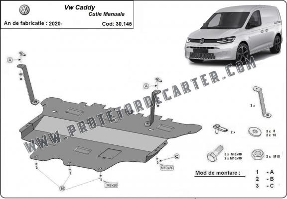 Protetor de Carter de aço VW Caddy