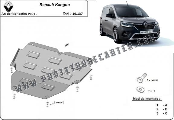 Protetor de Carter de aço Renault Kangoo Van