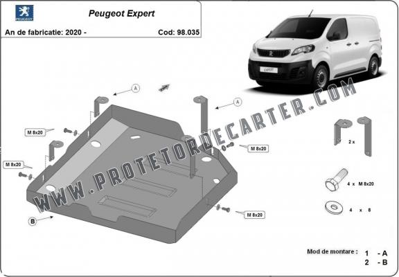 Protetor de aço tanque AdBlue Peugeot Expert