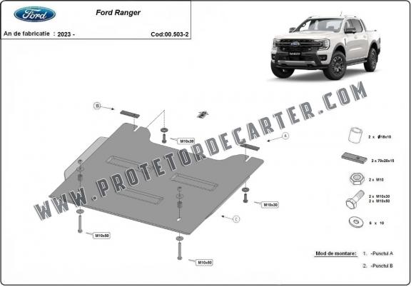 Protetor  para caixa de transferência Ford Ranger