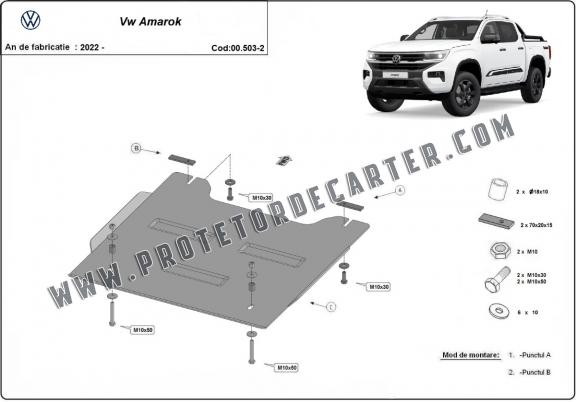 Protetor  para caixa de transferência Volkswagen Amarok