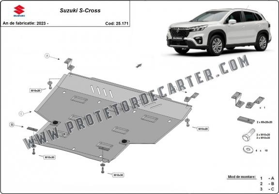 Protetor de Carter de alumínio Suzuki S-Cross