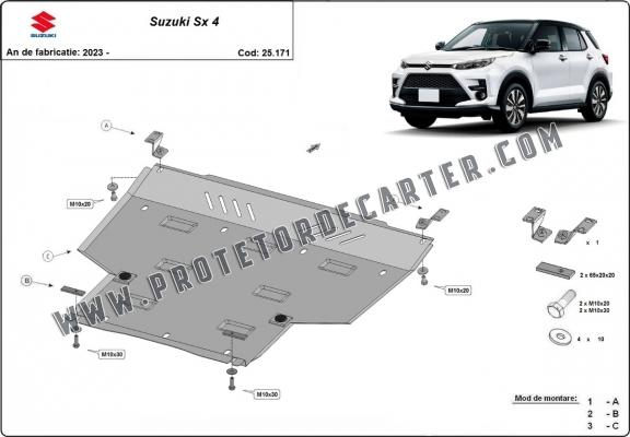 Protetor de Carter de alumínio Suzuki SX4 