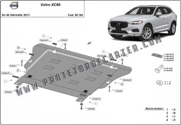 Protetor de Carter de aço Volvo XC60