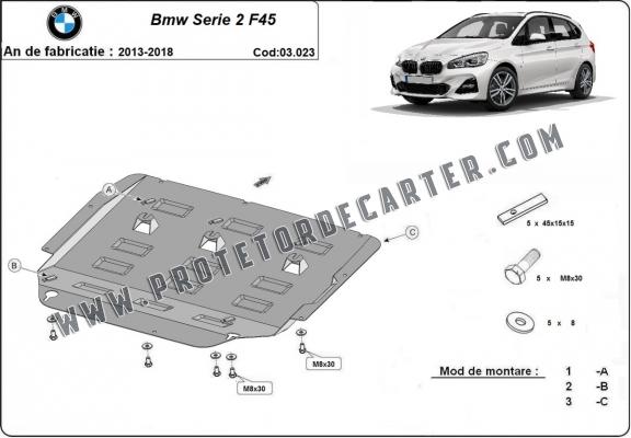 Protetor de Carter de aço  BMW Seria 2 F45