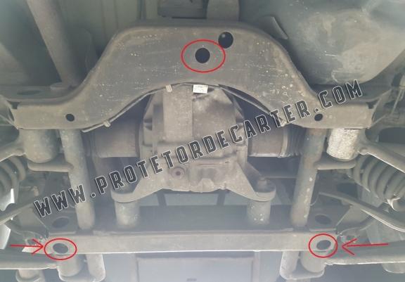  Protetor diferencial de aço  Mercedes ML W163
